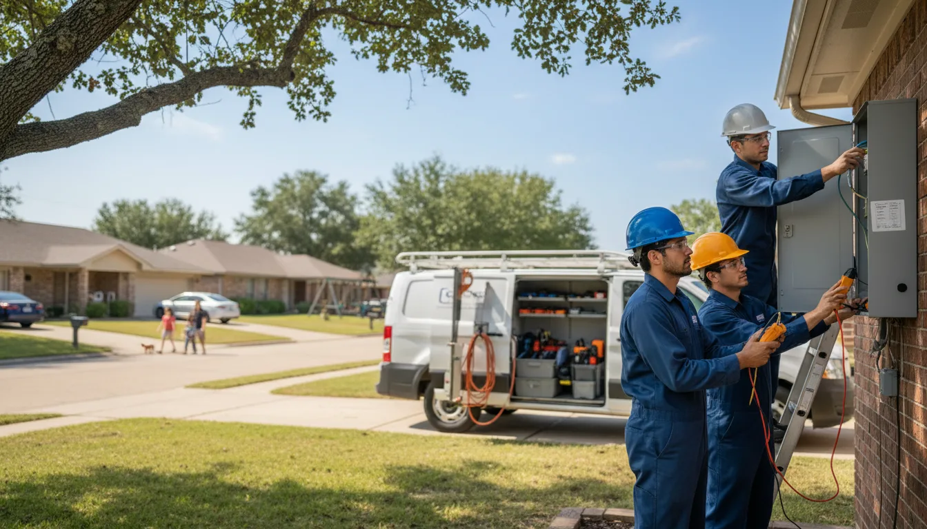 Certified electrician providing emergency electrical services in Ellisville, IL